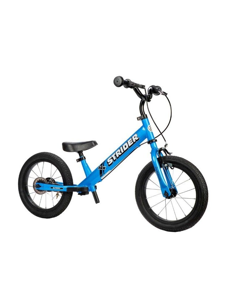 STRIDER 14x Cross-Country Bicycle with Brake Blue