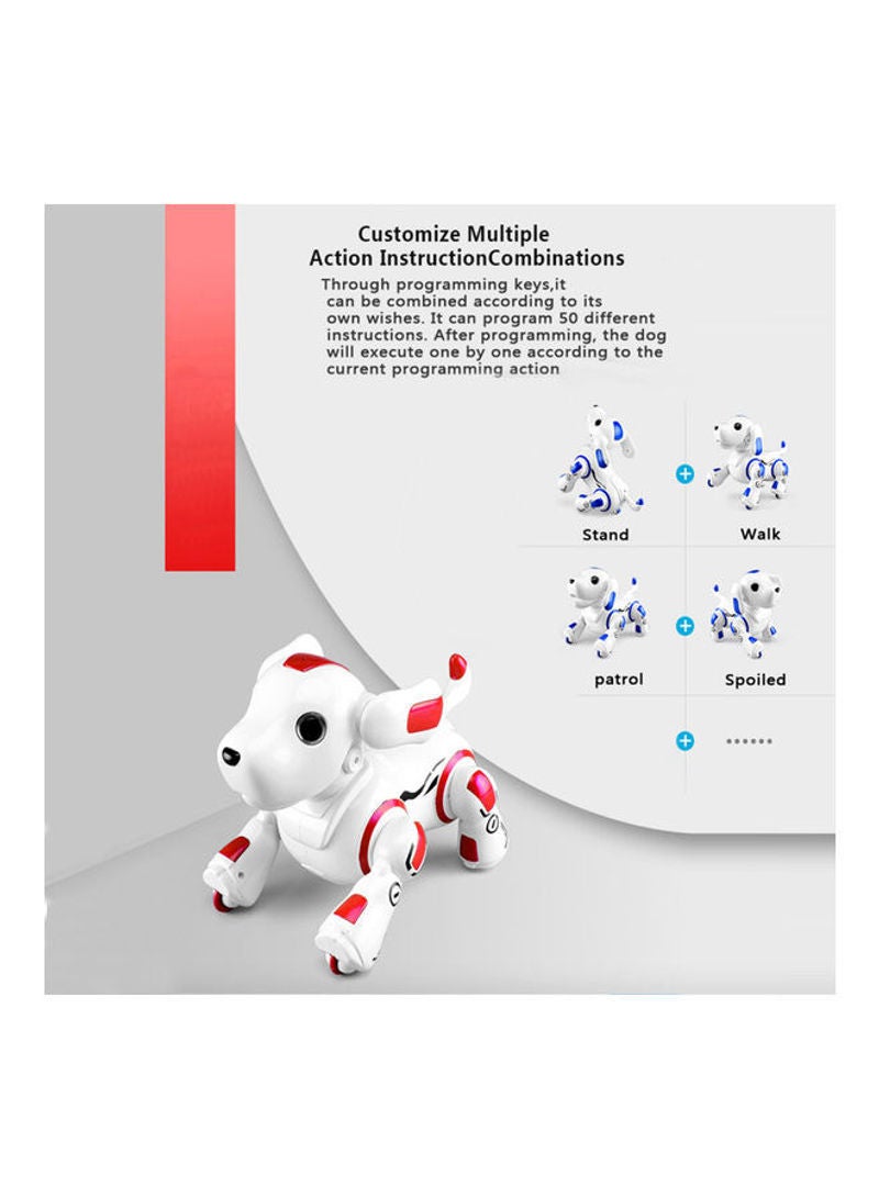 Remote Control 2.4GHz Intelligent Smart Interactive Robot Dog Puppy 28.50x18.60x26.00cm