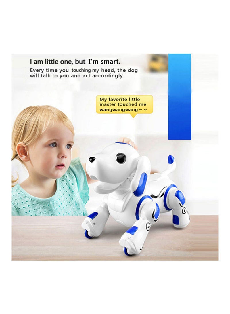 Remote Control 2.4GHz Intelligent Smart Interactive Robot Dog Puppy 28.50x18.60x26.00cm