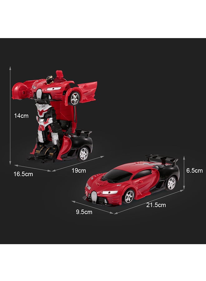 Transform Car Robot Remote Control Red