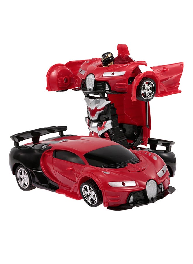 Transform Car Robot Remote Control Red