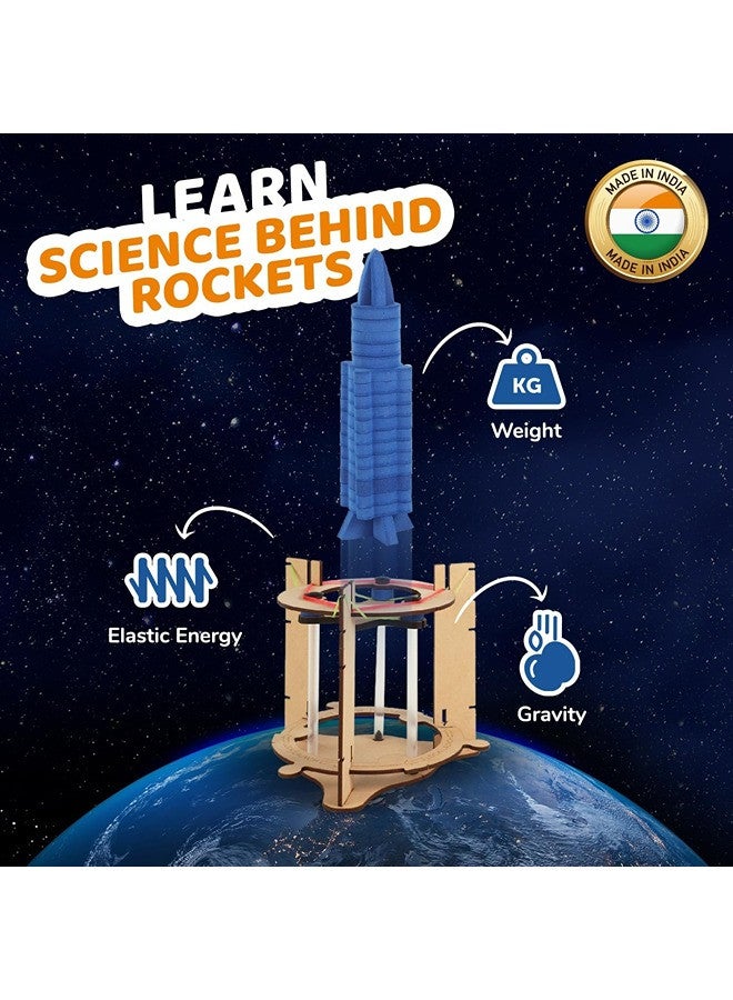 Smartivity Space Rocket STEM Toy, Educational & Construction Based DIY Fun Activity Game for Kids 6 to 14, Birthday Gifts for Boys & Girls, Learn Science Engineering Project