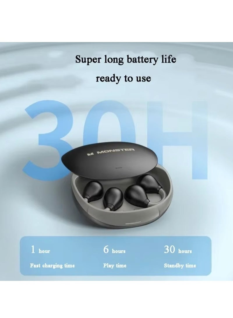 Open Ear AC500 Bluetooth Earbuds New Wireless for Conduction Sports Headphones Waterproof Noise-cancelling With Mic Earpbuds