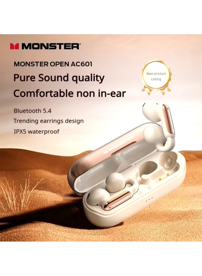 AC601 Wireless Bluetooth Open Earphones with Mic, Waterproof Earphones, Open Earphones, Sports, Bluetooth, Noise Cancelling