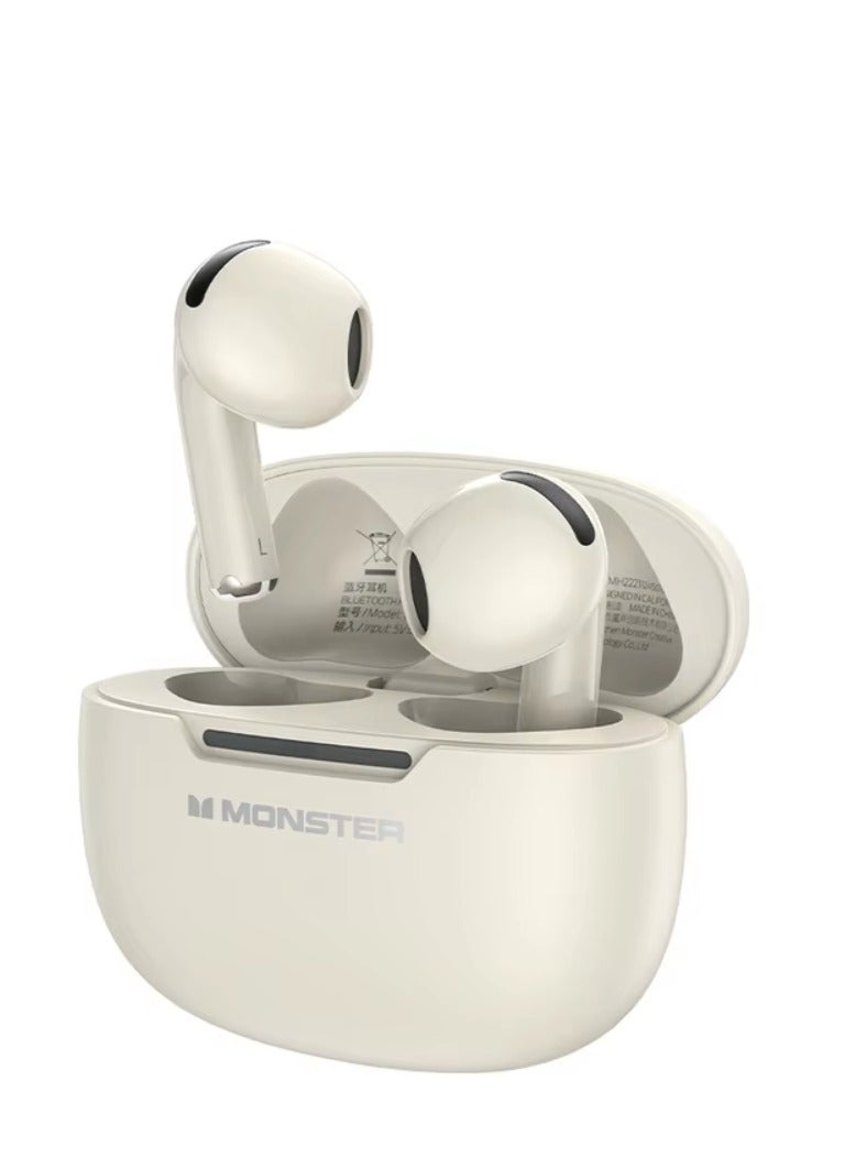 N-Lite 208 Wireless Earbuds Bluetooth 5.4 Built-in Mic, Bluetooth Earbuds Touch Control, Headphones Bluetooth Wireless with 30H Playtime, Type-C Fast Charging, Clear Call for Running, Workout