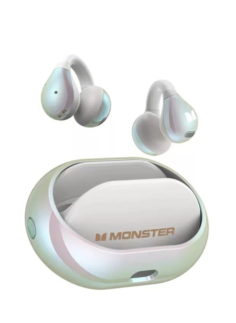 AC600 Air Conduction Headset Wireless bluetooth Earphone Rotary Planet Ring Design HiFi Panoramic Stereo AI Call Noise Cancelling 21H Playback Open-ear Earclips Headphones
