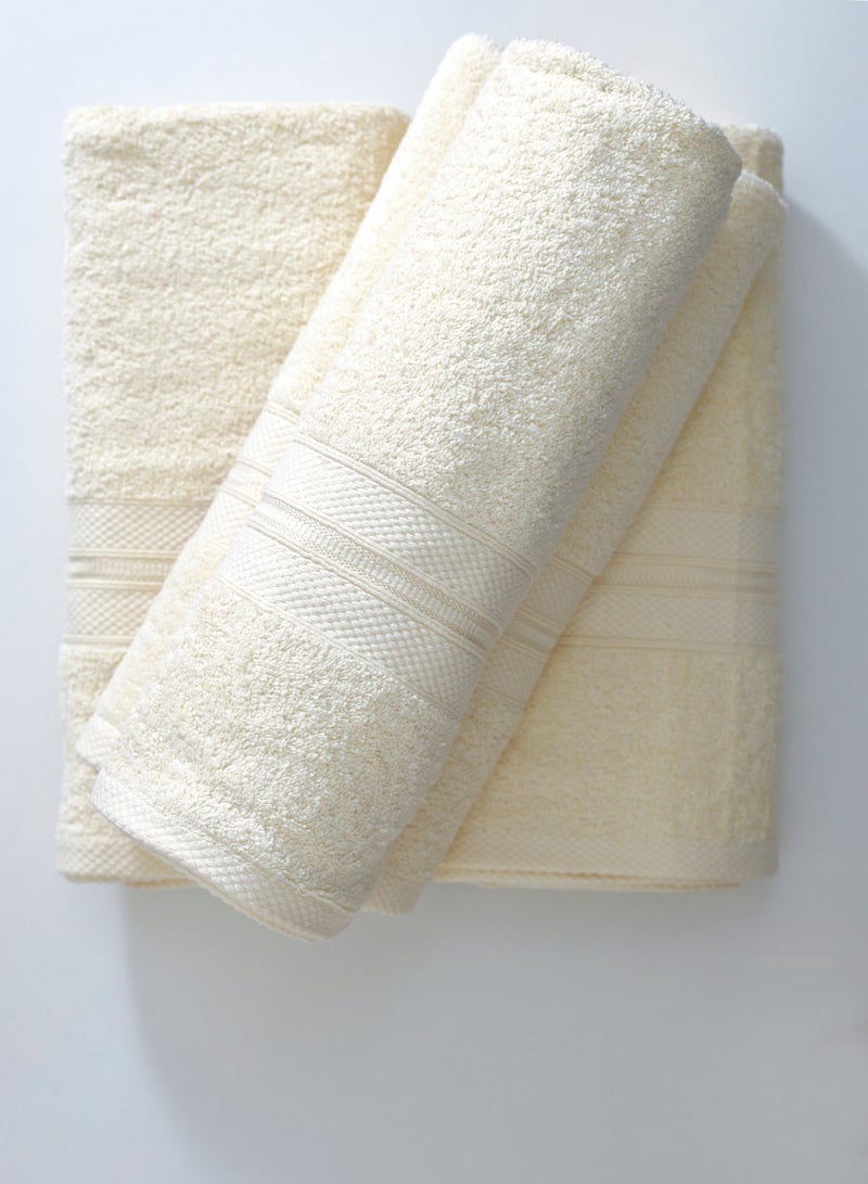 100% Cotton Ultra Soft Bath Towel Set, 70x140 cm, Quick Dry, Super Absorbent, Antibacterial Treatment, 550 GSM Terry-  Peau-Deuce collection