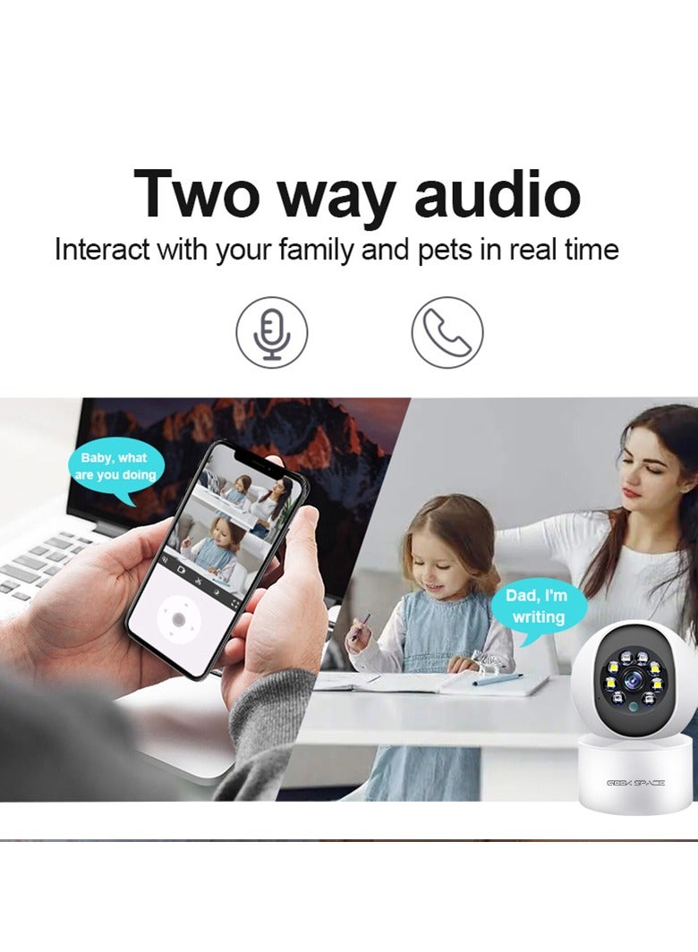 Wireless Baby Camera Baby Monitor Security Camera Pet Camera home camera indoor camera W/Motion Detection 1080P 2-Way Audio With Night Vision