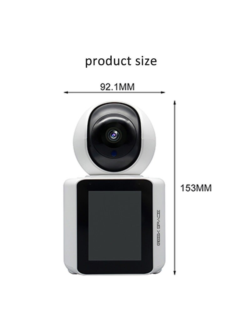 Home Security Indoor Security Camera 1080P Full HD Wifi Video Calling Camera HD Display And Two-Way Video Calling Human/Pet For Baby/Pet Camera/Home Security/CCTV Camera