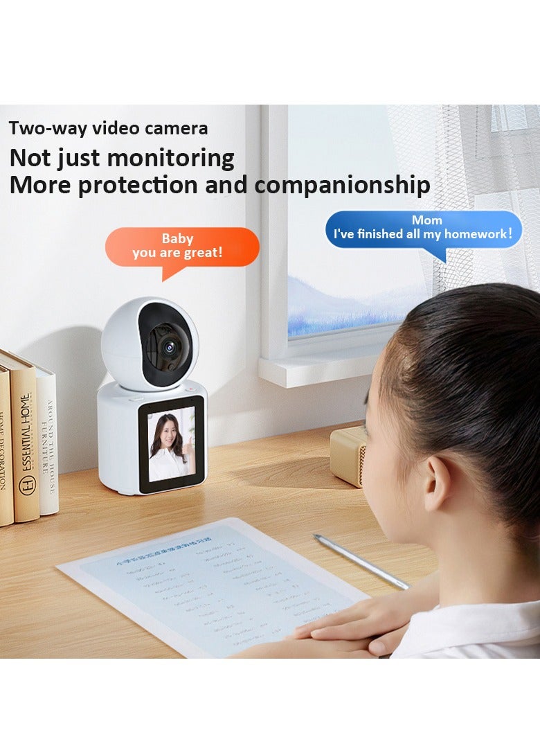 Home Security Indoor Security Camera 1080P Full HD Wifi Video Calling Camera HD Display And Two-Way Video Calling Human/Pet For Baby/Pet Camera/Home Security/CCTV Camera