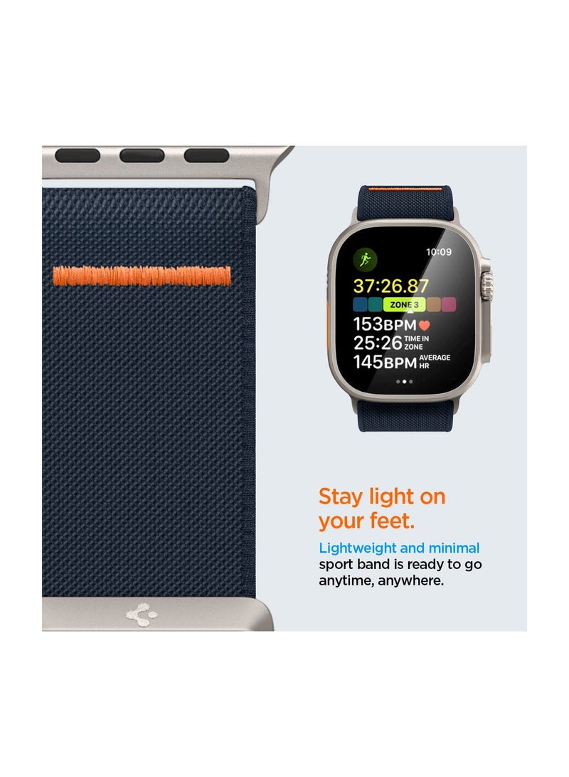 Watch Strap for Apple Ultra Watch Band 49mm/45mm/44mm/42mm, 1 Black Nylon Watch Strap for Apple Watch Ultra Band(49mm)/for Series 3/2/1(42mm)/for Series 8/7(45mm)/for Series SE2/6/SE/5/4(44mm)