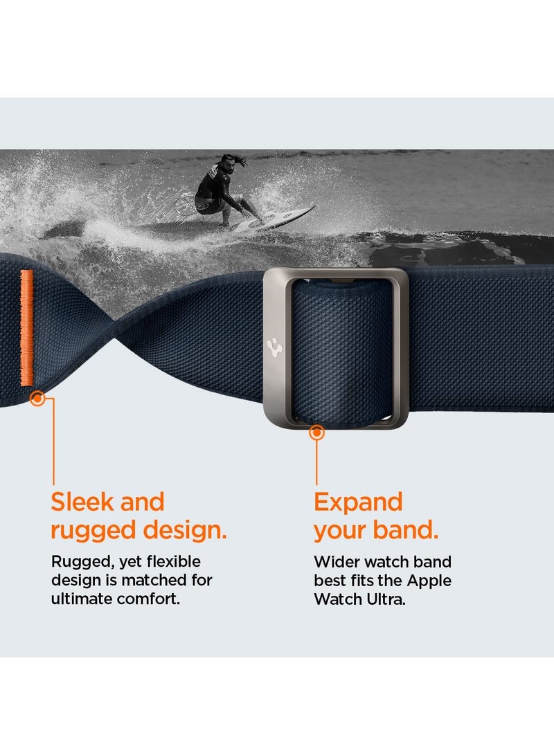 Watch Strap for Apple Ultra Watch Band 49mm/45mm/44mm/42mm, 1 Black Nylon Watch Strap for Apple Watch Ultra Band(49mm)/for Series 3/2/1(42mm)/for Series 8/7(45mm)/for Series SE2/6/SE/5/4(44mm)