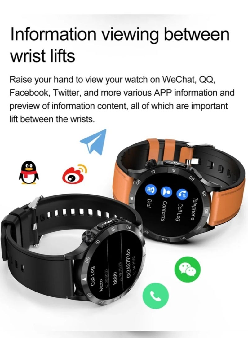 New T30 Smart Watch with Bluetooth Call, Message Notifications, Heart Rate, Blood Pressure, Blood Oxygen, Sleep Tracking, and Bluetooth Music for Exercise