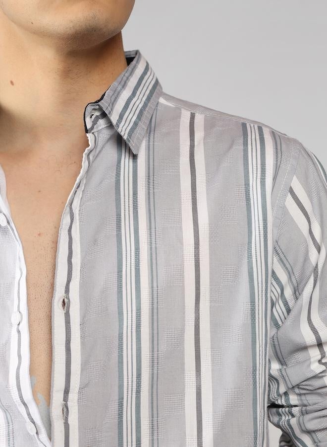 Regular Fit Multi Colour Cotton Shirt – Classic and Comfortable