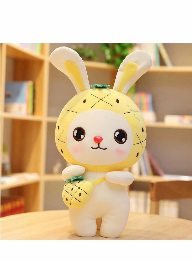 Bunny Plush Pillow Toy With Long Ears, 11.8 Inch