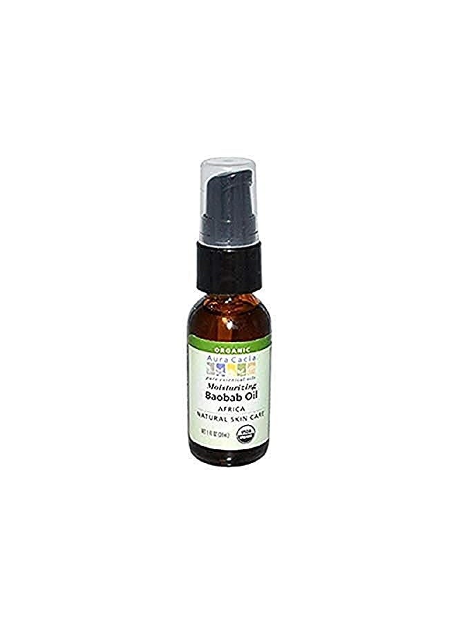 Aura Cacia Organic Skin Care Oil, Baobab, 1-Fluid Ounce