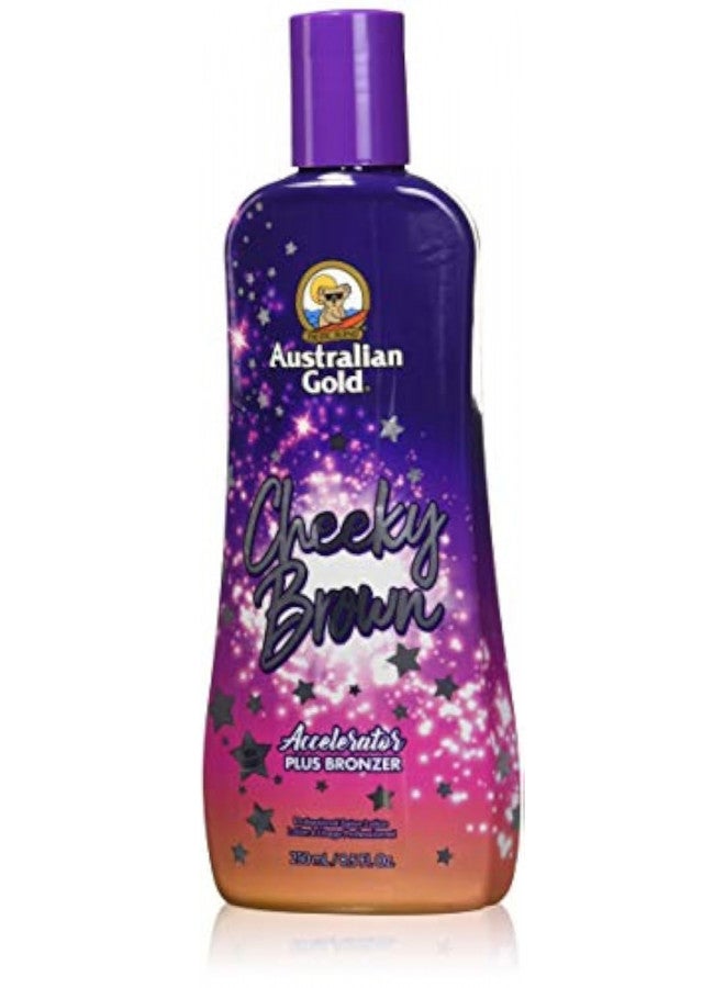 Australian Gold, CHEEKY BROWN Accelerator Dark Natural Bronzers, Tanning Bed Lotion 8.5 oz