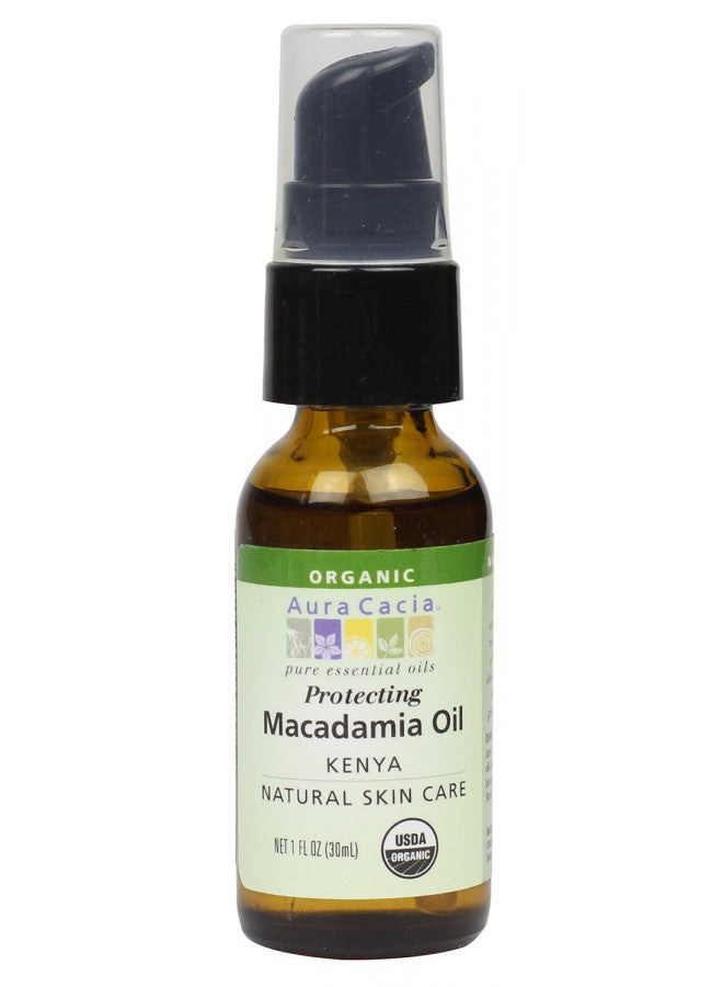 Aura Cacia Organic Skin Care, Protecting Macadamia Oil, 1 Fluid Ounce