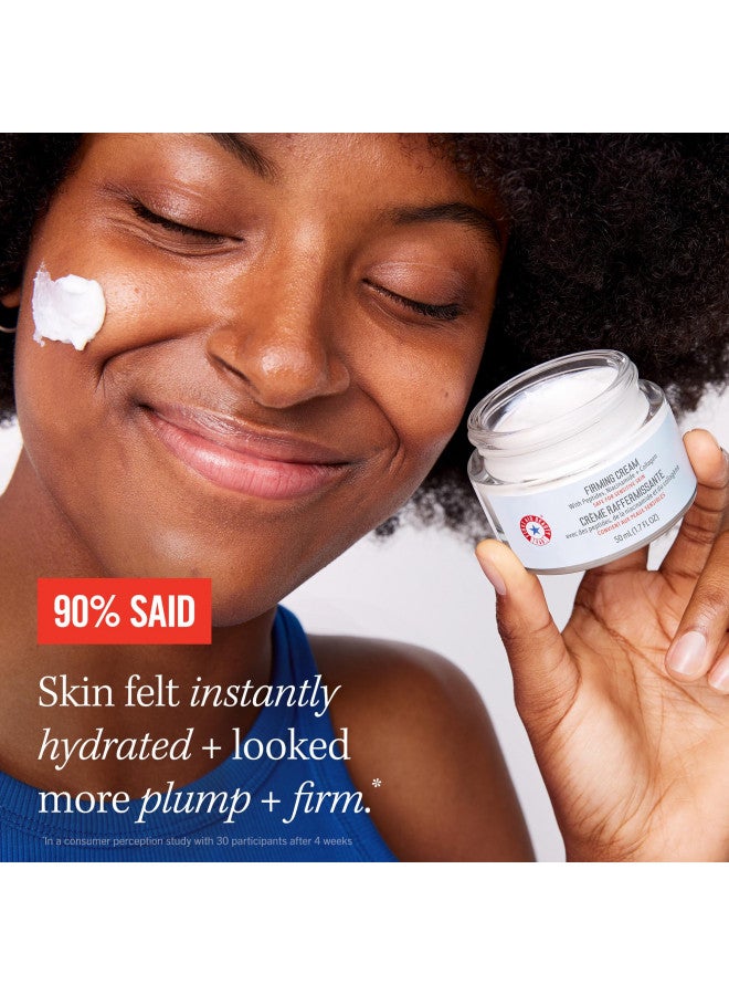 First Aid Beauty Firming Cream with Peptides, Niacinamide + Collagen Day & Night Anti-Aging Face Moisturizer 1.7 fl oz