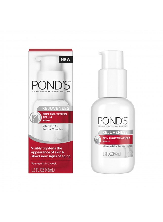 Pond's Skin Tightening Serum Visibly Tightens The Appearance Of Skin & Helps Slow New Signs of Aging Rejuveness Face Serum 1.7 Oz