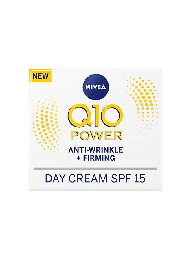 Nivea Q10 Plus Spf 15 Anti-Wrinkle Face Day Cream, 50 Ml, Pack Of 3