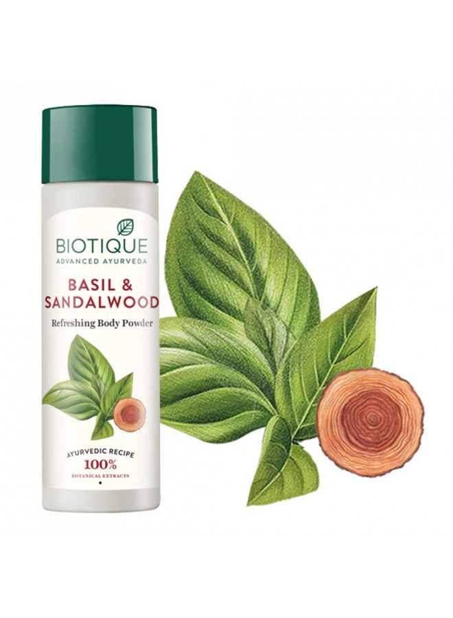 Biotique Basil and Red Sandal Wood Body Talc 150gms