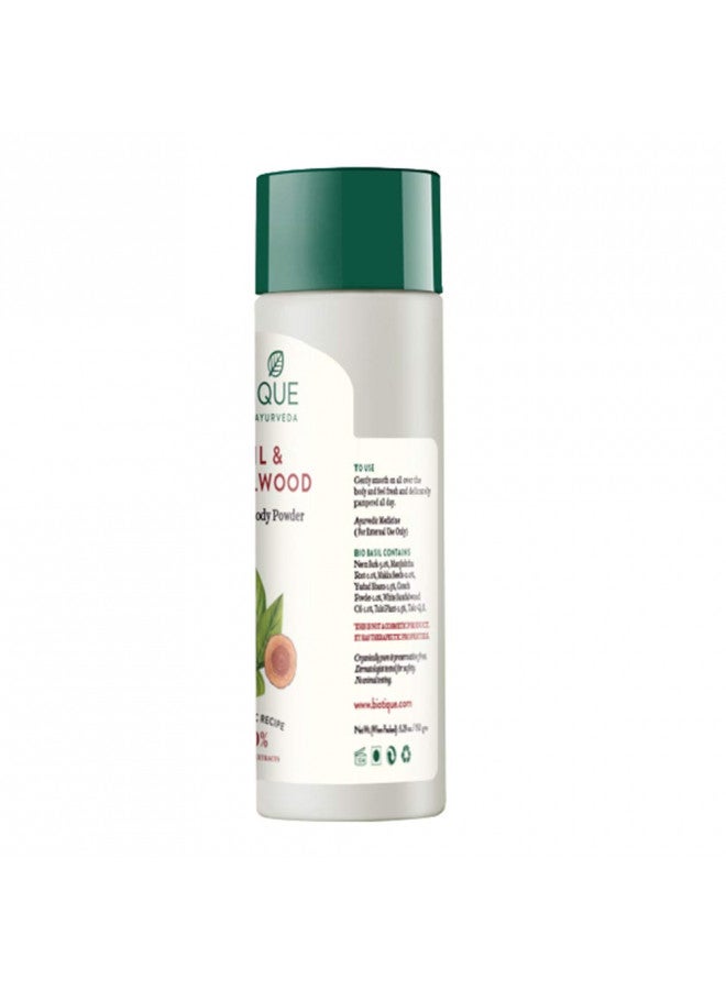 Biotique Basil and Red Sandal Wood Body Talc 150gms