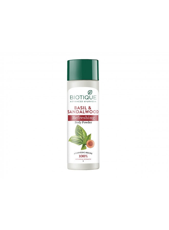 Biotique Basil and Red Sandal Wood Body Talc 150gms