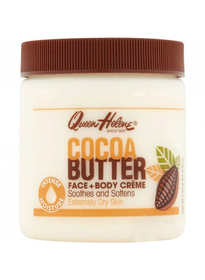 Queen Helene Cocoa Butter Face & Body Crème, 4.8 Oz (Packaging May Vary)