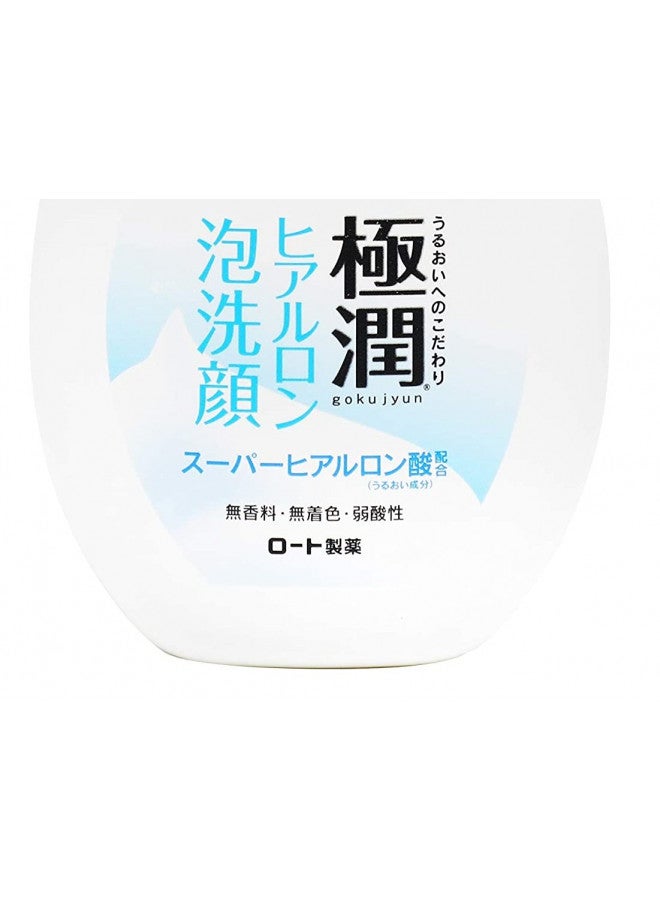 Hada Labo Rohto Gokujyn Hyaluronic Acid Cleansing Foam, 160ml