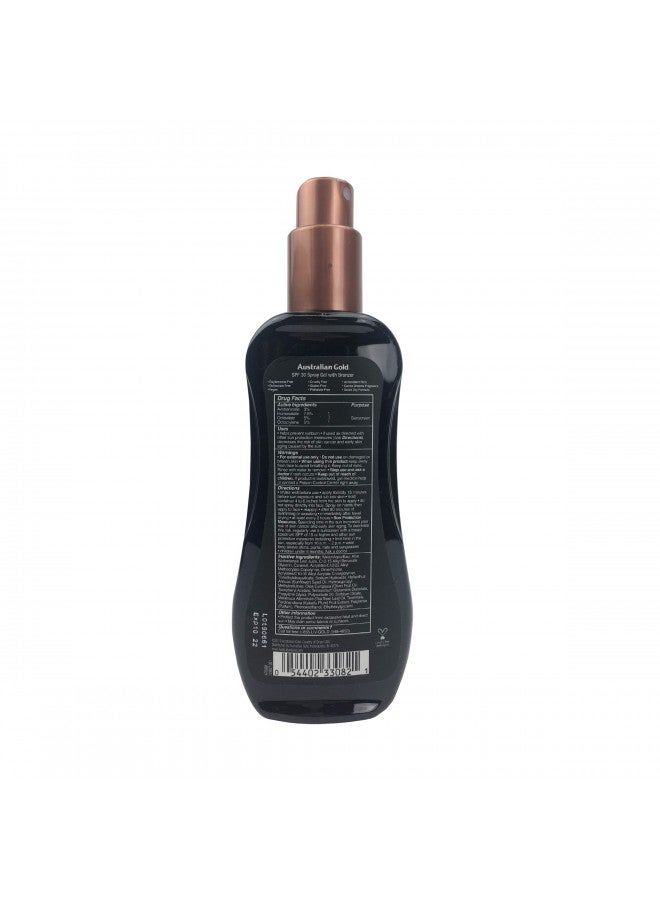 Australian Gold Spray Gel Sunscreen with Instant Bronzer SPF 15, 8 Ounce | Moisturize & Hydrate Skin | Broad Spectrum | Water Resistant | Non-Greasy | Oxybenzone Free | Cruelty Free