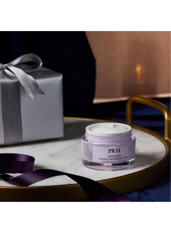 PRAI Beauty Ageless Throat & Décolletage Neck Creme | Neck Firming Cream, skin tightening cream, neck firming cream, neck tightening cream, tighten and lift neck cream, anti aging cream