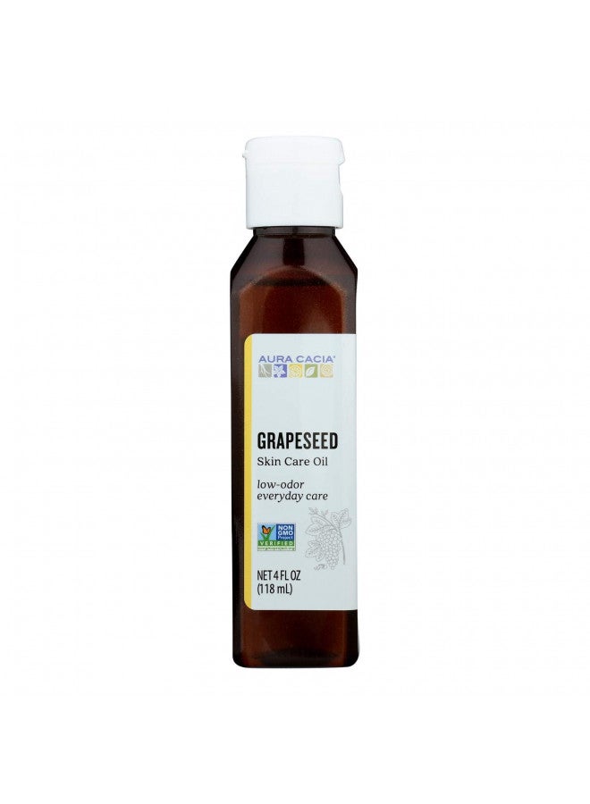 Aura Cacia Natural Skin Care Oil Grapeseed - 4 fl oz