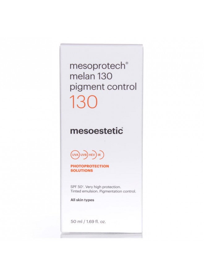 Mesoestetic Mesoprotech Melan SPF 130+ Pigment Control-Protects Skin against UVB, UVA, HEV, IR-Facial Sunblock