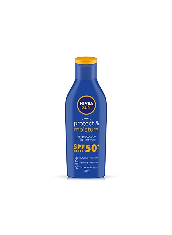 Nivea Moisturising Sun Lotion SPF-50, 125ml
