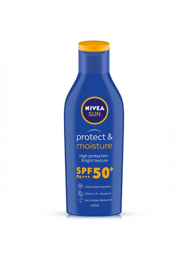 Nivea Moisturising Sun Lotion SPF-50, 125ml