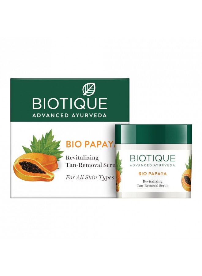 Biotique BIO PAPAYA Revitalizing Tan- Removal scrub 75gm/ 2.65 Fl.Oz