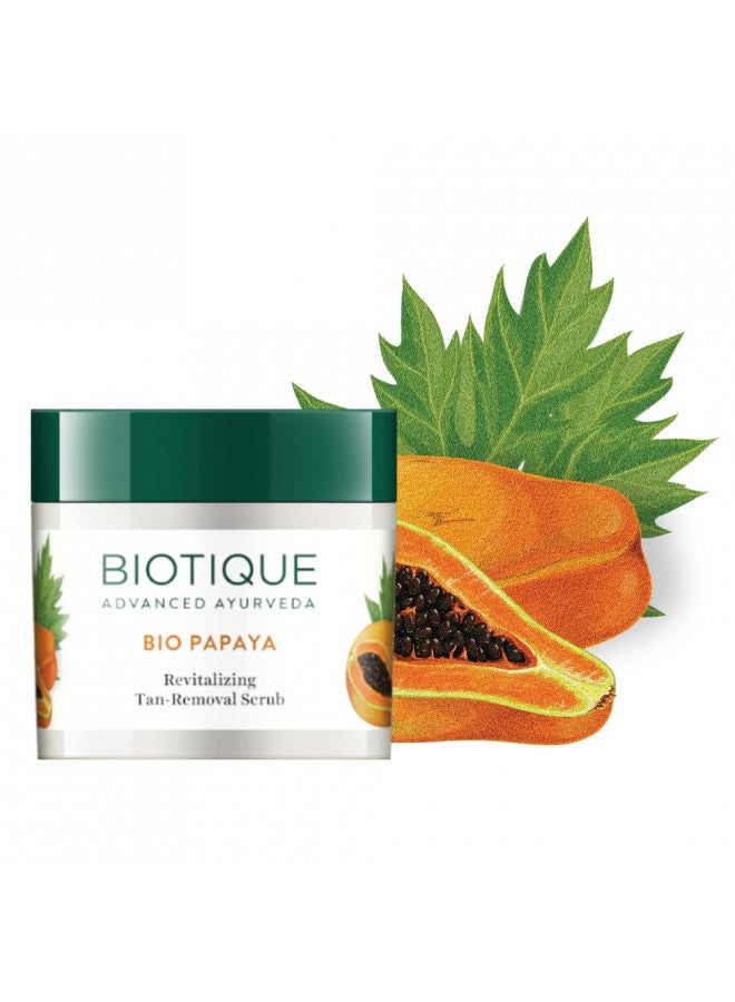 Biotique BIO PAPAYA Revitalizing Tan- Removal scrub 75gm/ 2.65 Fl.Oz