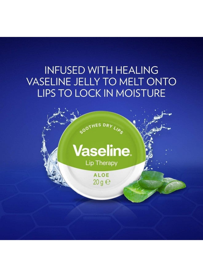 Vaseline Lip Therapy Aloe Vera 20g (Pack Of 3)