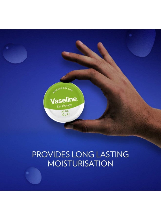 Vaseline Lip Therapy Aloe Vera 20g (Pack Of 3)