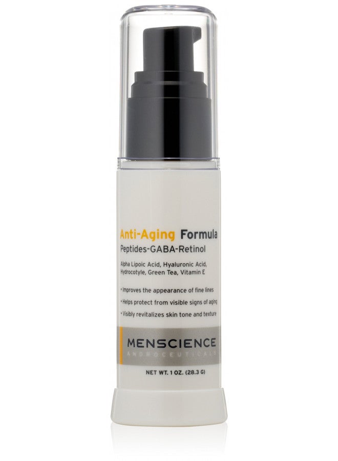 MenScience Androceuticals Retinol Anti-Aging Formula Cream, 1 oz