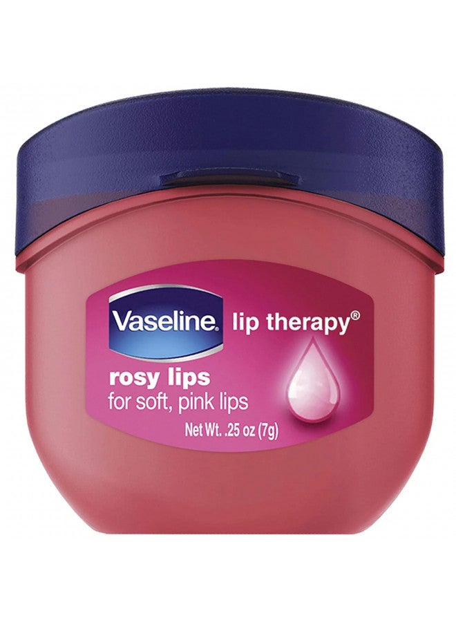 Vaseline, Rosy Lips, Lip Therapy.25 OZ, (Pack of 3), Violet, 75.0Ounce