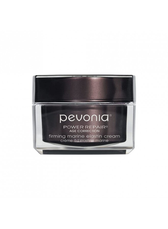 Pevonia Power Repair Age Correction Firming Marine Elastin Cream - Anti Aging Face Cream Skin Serum - Wrinkle Cream for Face - Deep Micro Pores Refine Facial Cream - 1.7 Oz Container