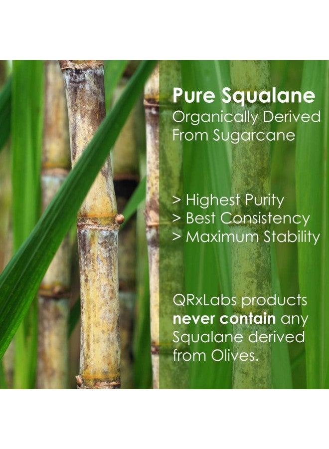 Pure Plant-Based Squalane HA+ Moisturizing Cream with Hyaluronic Acid Organic ECOCERT Approved USDA Certified Squalane Derived from Sugarcane Best Moisturizer For Face, Body & Skin - 2 fl / 60 ml