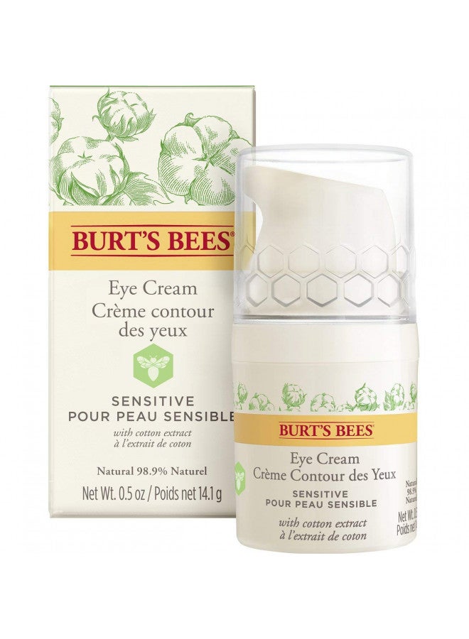 Burt's Bees Eye Cream for Sensitive Skin, 0.5 Ounces