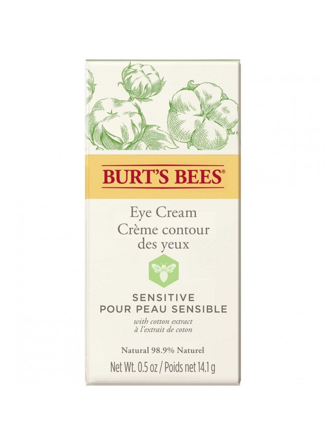 Burt's Bees Eye Cream for Sensitive Skin, 0.5 Ounces