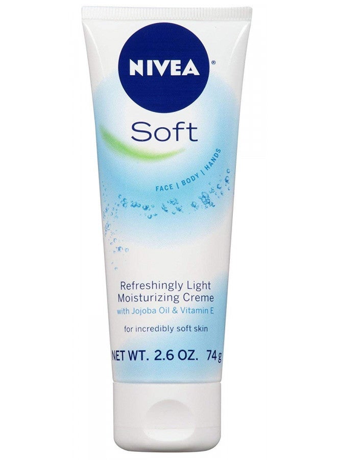 NIVEA Soft Moisturizing Creme 2.60 oz (Pack of 6)
