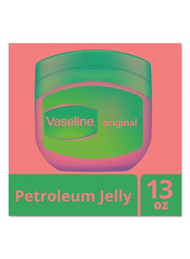 Vaseline Original Petroleum Jelly 13 oz - Hypoallergenic Moisturizer for Dry Skin, Non-Comedogenic Gel