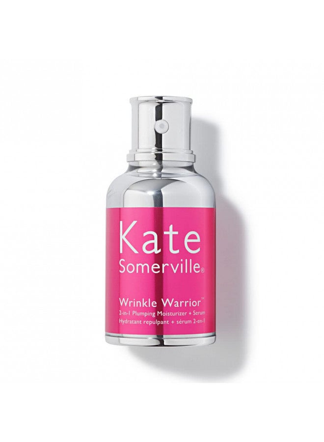 Kate Somerville Wrinkle Warrior | 2-In-1 Plumping Moisturizer + Face Serum | Instantly Hydrates & Smooths Skin | 1.7 Fl Oz
