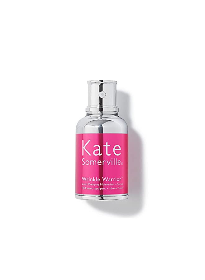 Kate Somerville Wrinkle Warrior | 2-In-1 Plumping Moisturizer + Face Serum | Instantly Hydrates & Smooths Skin | 1.7 Fl Oz